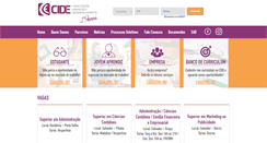 Desktop Screenshot of ciderh.org.br