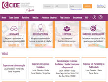 Tablet Screenshot of ciderh.org.br